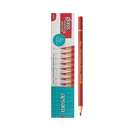 Apsara Red Glass Marking Pencils(Red)
