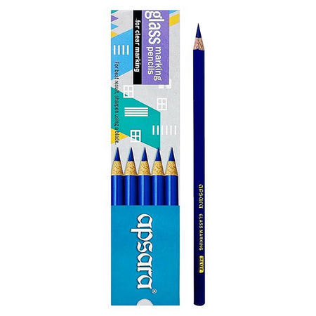 Apsara Glass Marking Pencils(Blue)
