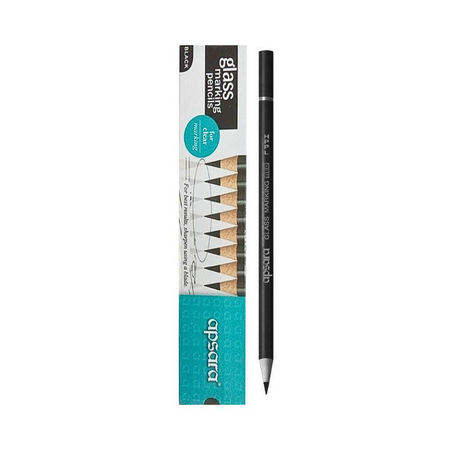 Apsara Glass Marking Pencils(Black)