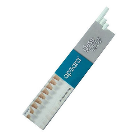 Apsara Glass Marking Pencils(White)