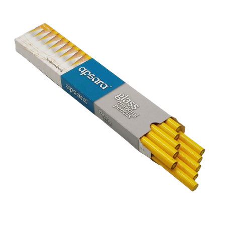 Apsara Glass Marking Pencils(Yellow)