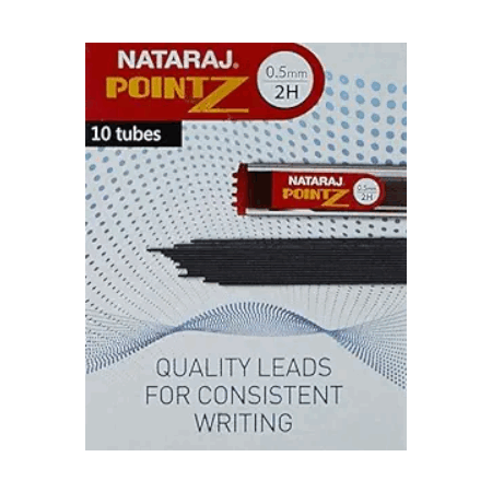 Nataraj Pointz Leads 2H 0.5 Mm (Pack Of 10)