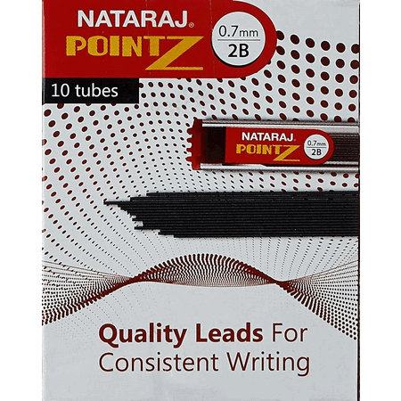 Nataraj Pointz Leads 2B 0.7mm (Pack Of 10)