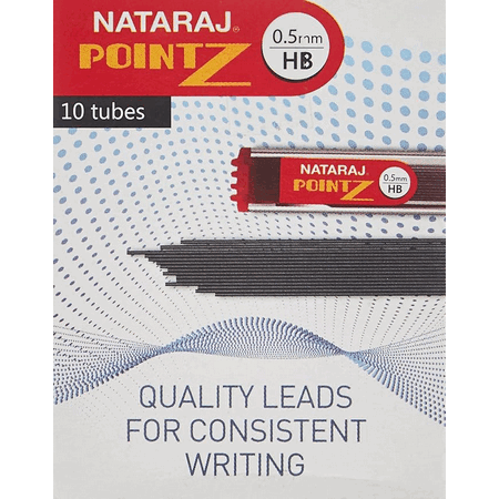 Nataraj Pointz Leads HB 0.5mm (Pack Of 10)