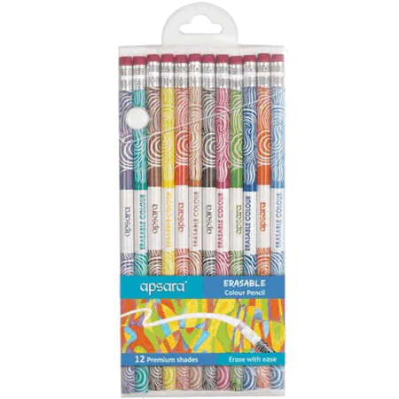 Apsara Erasable Colour Pencils