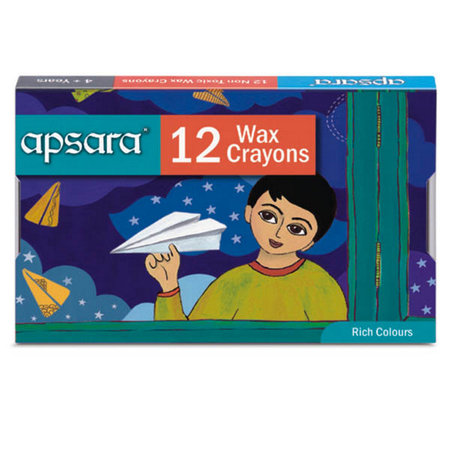 Apsara 12 Wax Crayons
