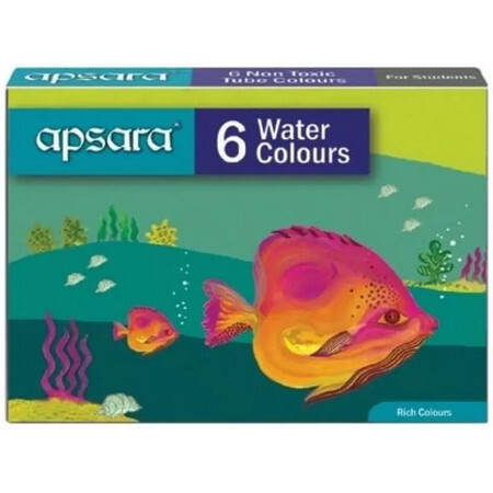 Apsara 6 Water Colour Tubes