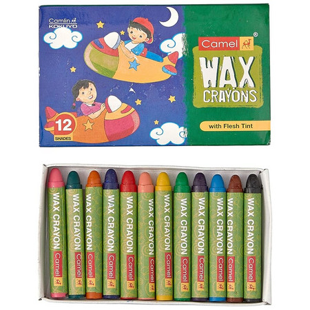 Camlin Kokuyo Wax Crayons-12S