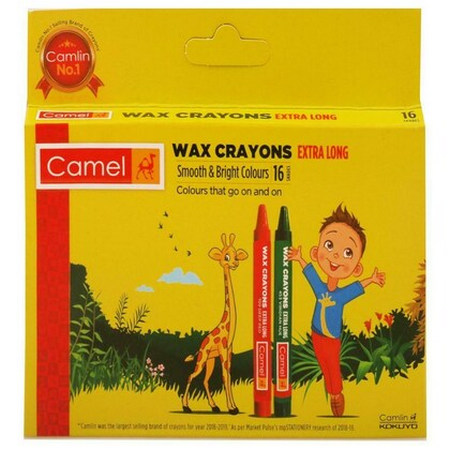 Camel Extra Long wax crayons -16S