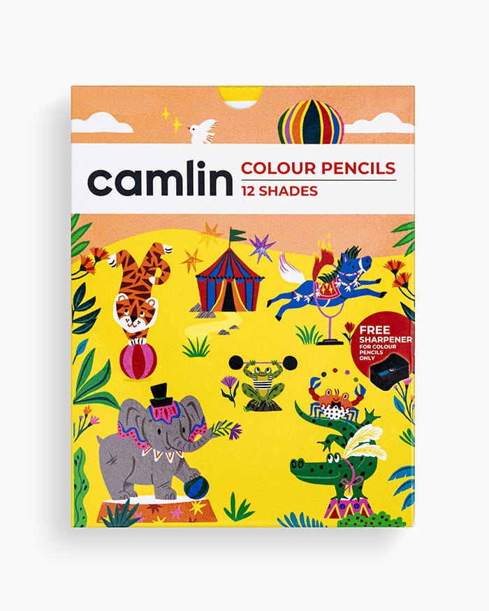 Camlin Colour Pencils-12 shades