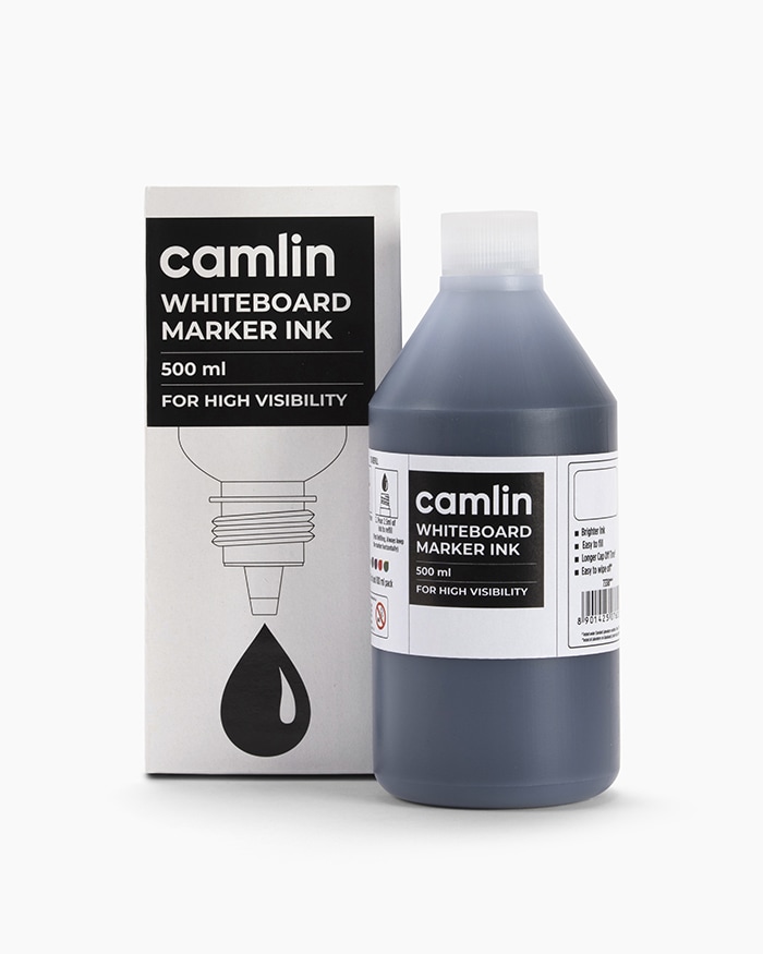 Camlin Whiteboard Marker Ink(Black 500mL)
