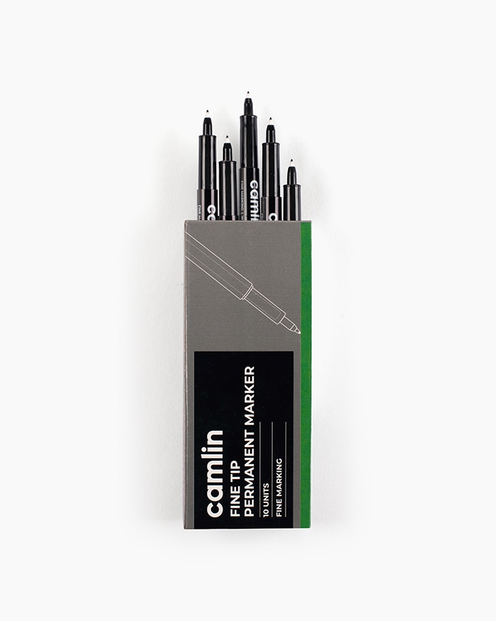 Camlin Fine Tip Permanent Markers(Green)