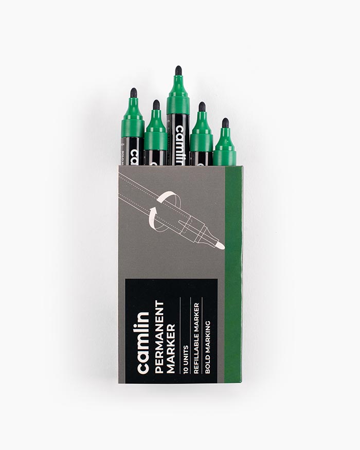 Camlin Permanent Markers(Green)