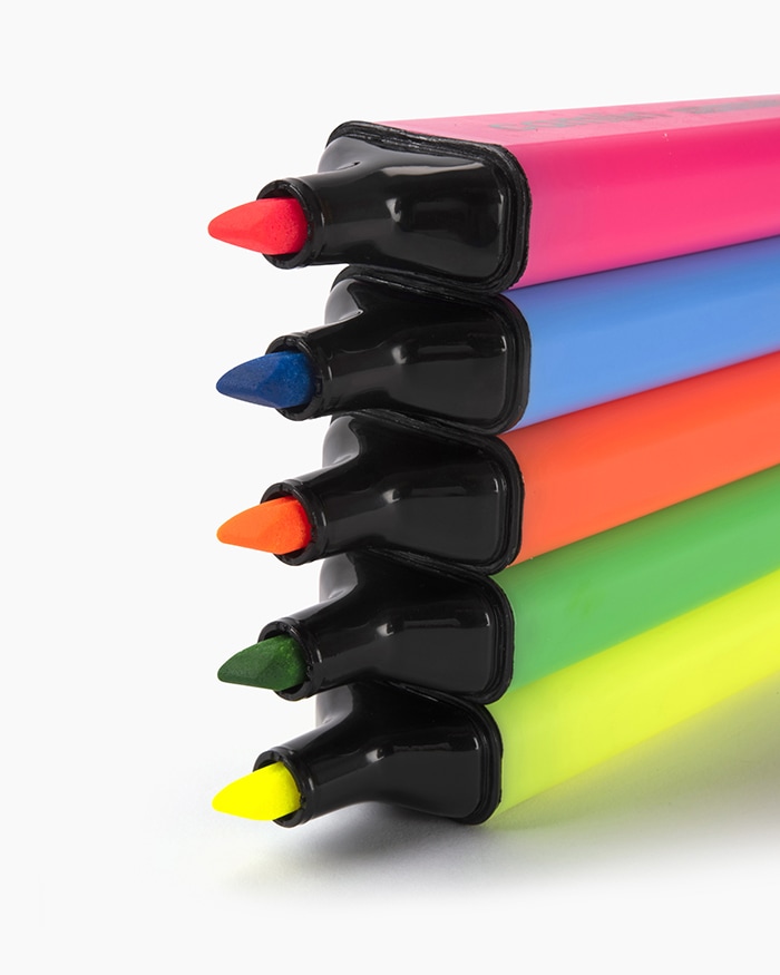 Camlin Highlighters-Assorted pouch of 5 shades