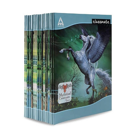 Single Line - Interleaf Classmate Notebook, 120 pages, 24.0 cm x 18.0 cm, Soft Cover