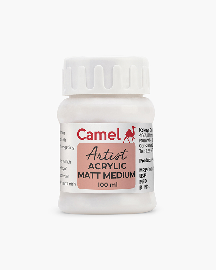 Camel Acrylic Matt Medium(100mL)