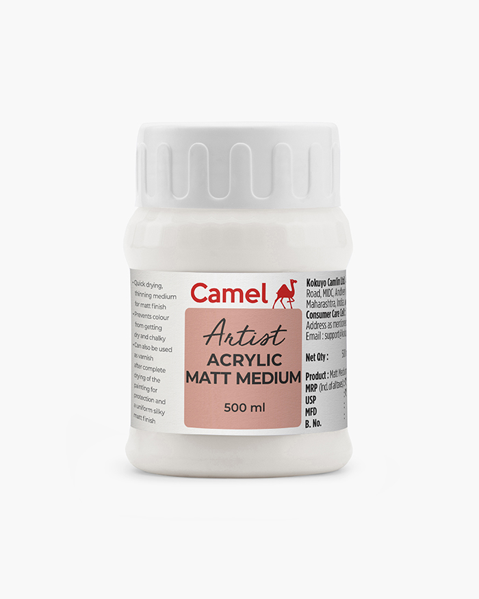 Camel Acrylic Matt Medium(500mL)