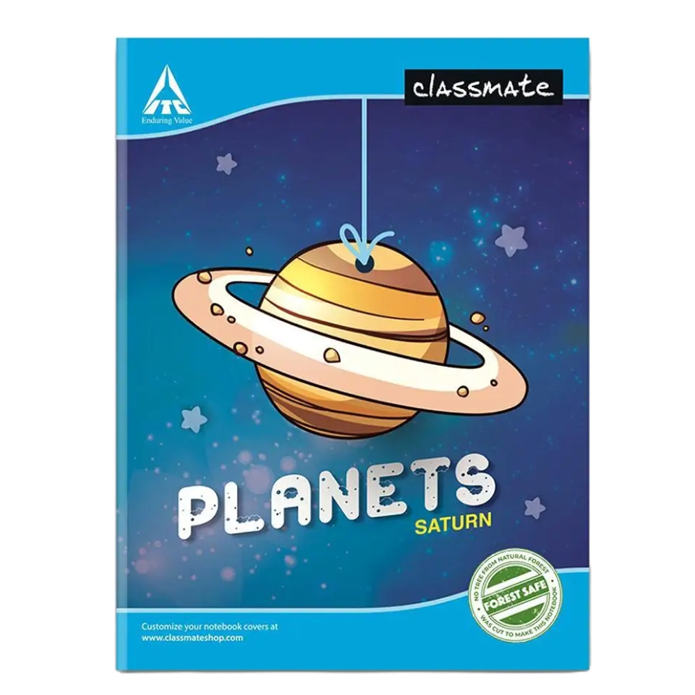 Maths Unruled Classmate Notebook, 172 pages, 24.0 cm x 18.0 cm, Soft Cover