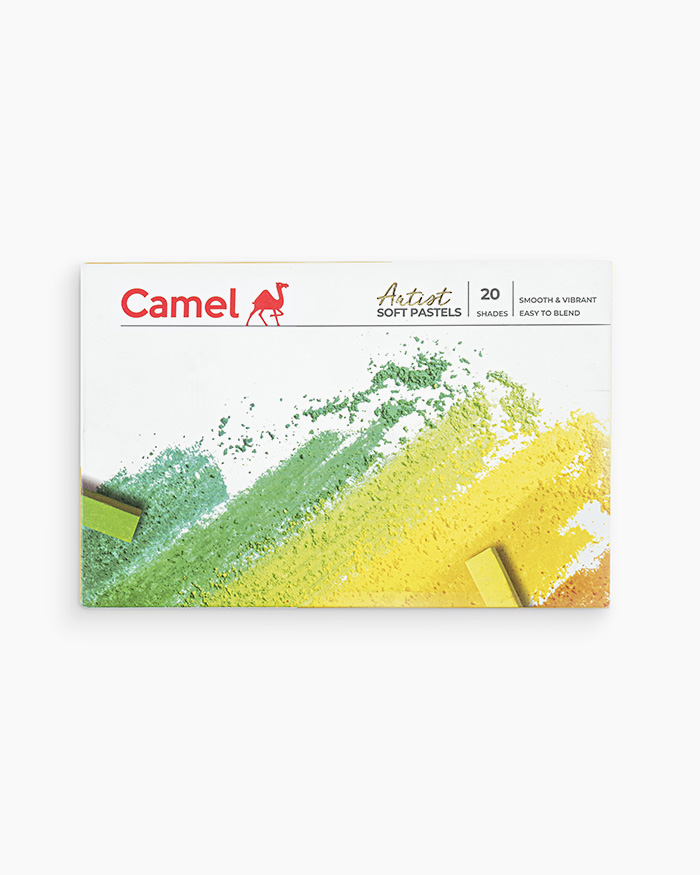 Camel Artist Soft Pastels-Assorted pack of 20 shades