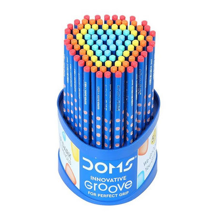 DOMS Groove Pencil 100 Pcs Pack