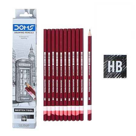 DOMS Drawing Pencil (Grade HB)