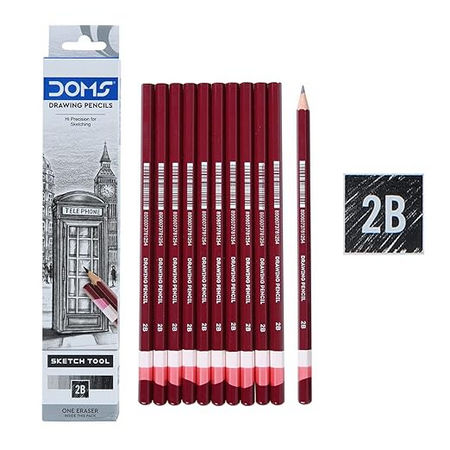 DOMS Drawing Pencil (Grade 2B)